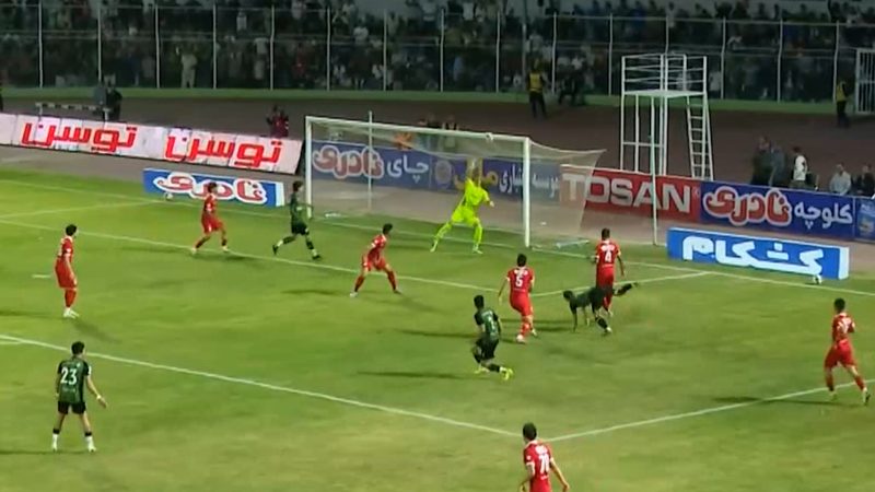 موقعیت از دست رفته خیبر مقابل دروازه پرسپولیس