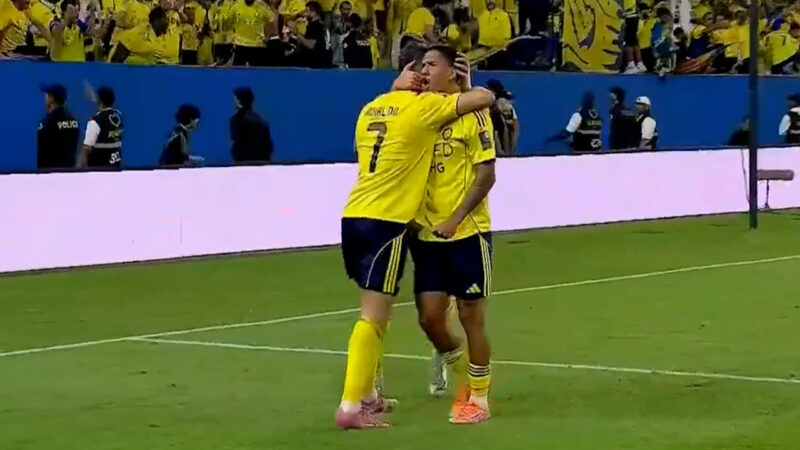 گل اول النصر به الاتحاد روی تاثیر مستقیم رونالدو