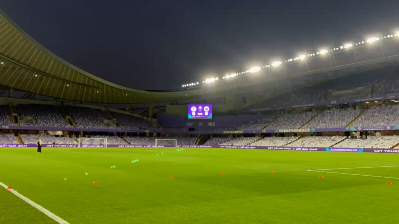 ورزشگاه بن زاید العین آماده بازی ایران- کیپ ورد/ گزارش اختصاصی هفت ورزشی از امارات 