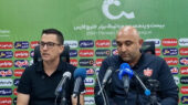 نشست خبری اوسمار بعد از برد مقابل استقلال خوزستان