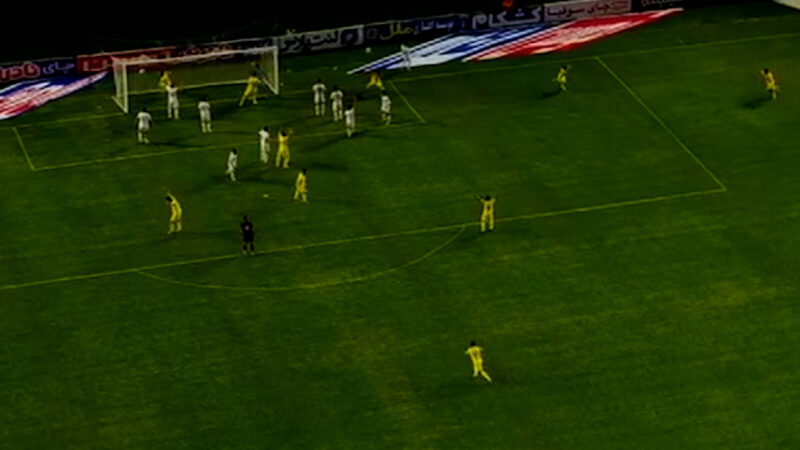 گل اول فجرسپاسی به مس رفسنجان (علی هلیچی)