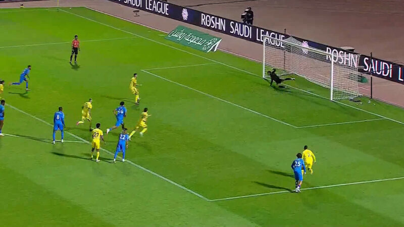 گل دوم النصر به نئوم از نقطه پنالتی (رونالدو)
