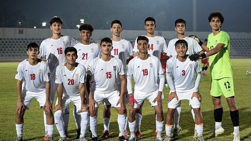 برد پر گل نوجوانان ایران مقابل تایوان