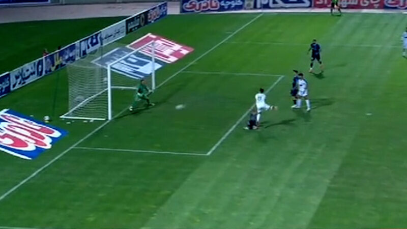 گل دوم ذوب آهن به گل گهر (پدرام قاضی پور)