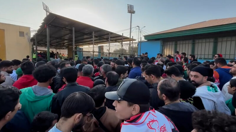 ازدحام عجیب پشت گیت ورودی پیش بازی پرسپولیس و استقلال خوزستان
