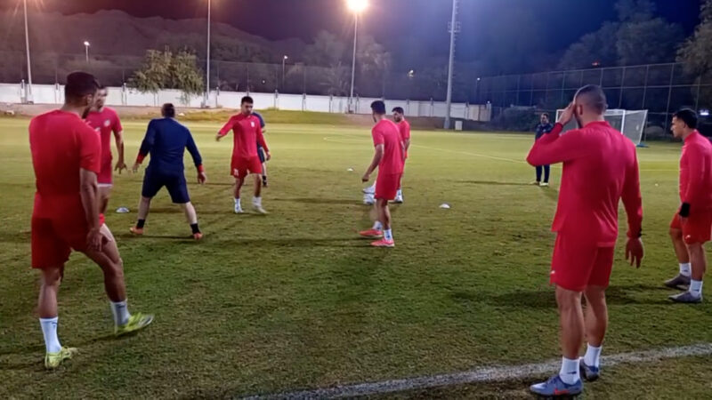 تمرین بانشاط تیم ملی قبل از رویارویی با کیپ ورد