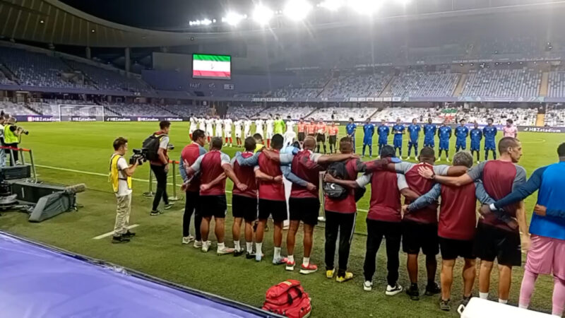 مراسم آغاز بازی ایران و کیپ ورد؛ گزارش اختصاصی هفت ورزشی از بازی افتتاحیه تورنمنت چهارجانبه امارات 