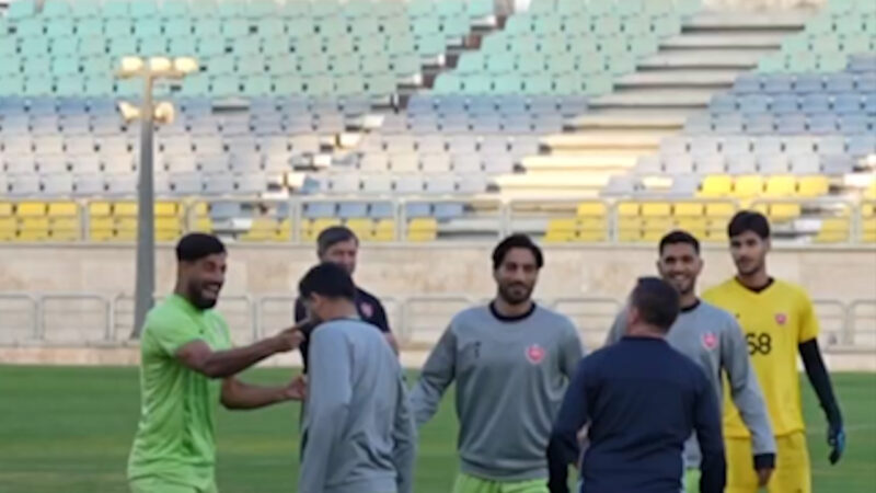 اوسمار با پرسپولیسی ها داداش شد! +فیلم