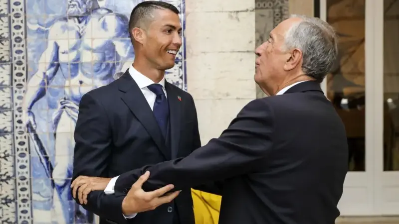 پیام رئیس جمهور پرتغال به رونالدو: همیشه در قلب ما هستی