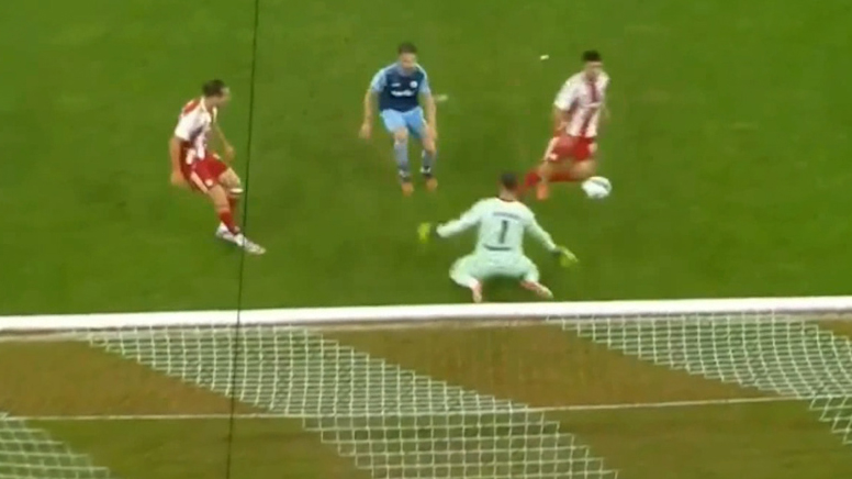 گل سوم المپیاکوس به آترومیتوس توسط مهدی طارمی