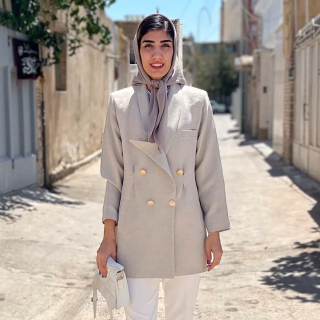 الهام فرهمند و همسرش حسین پاپی