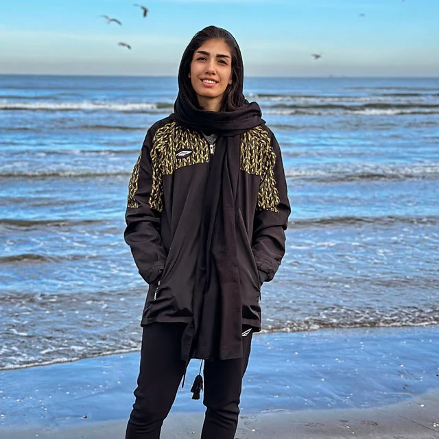 الهام فرهمند و همسرش حسین پاپی