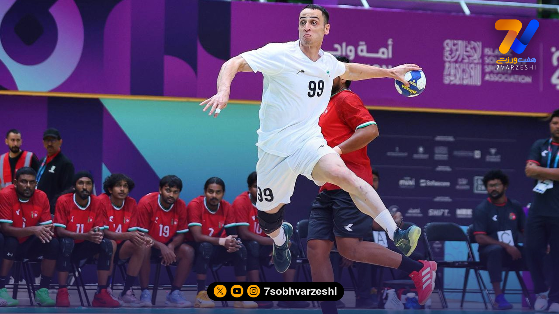 هندبال ایران خاطره فوتبال را زنده کرد؛ پیروزی با اختلاف 43 گل!