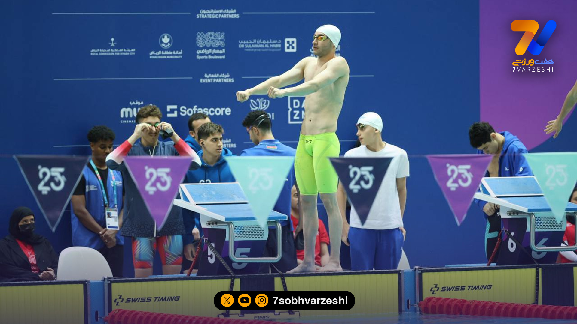 هومر عباسی مدال نقره بازی‌های ریاض را کسب کرد