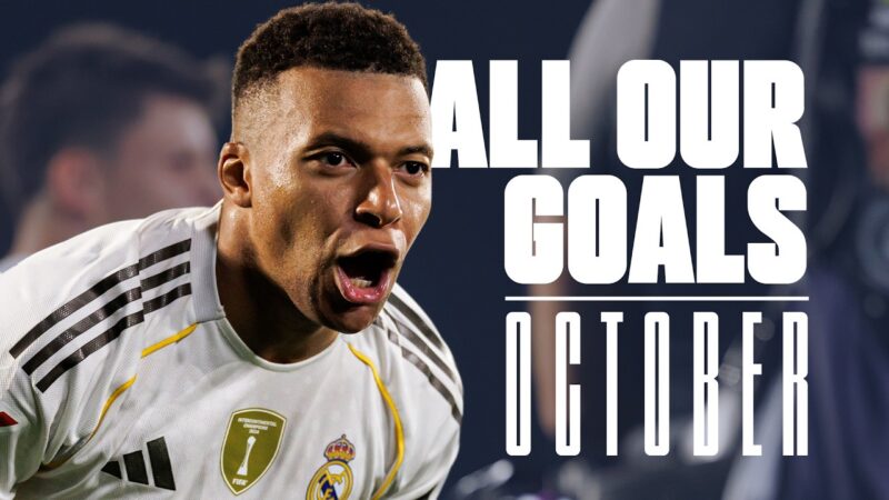 تمام گل‌های رئال مادرید در ماه اکتبر