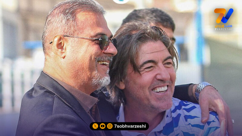 نظری جویباری و ساپینتو در آغوش هم/ گزارش تصویری از تمرین استقلال