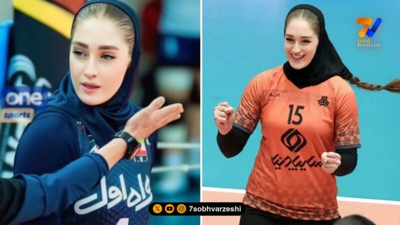 نگاهی به کیک تولد آراز خان برادر آیتک سلامت ستاره چشم آبی والیبال