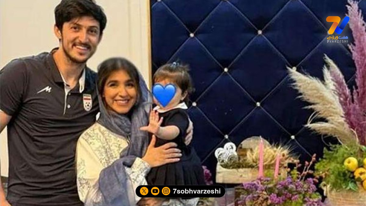 قاب خانوادگی | سردار آزمون و دختر زیبایش نوا آزمون در خارج از کشور