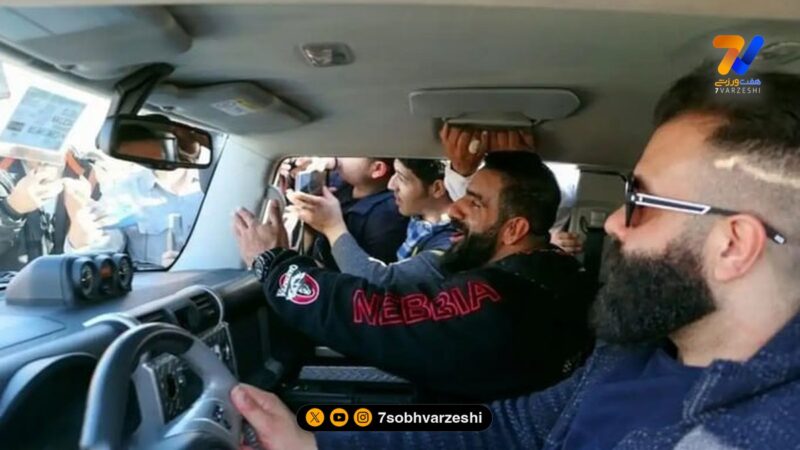 نگاهی به ماشین لوکس هادی چوپان، قهرمان بدنسازی ایران/ این دیگه ماشین نیست کشتیه