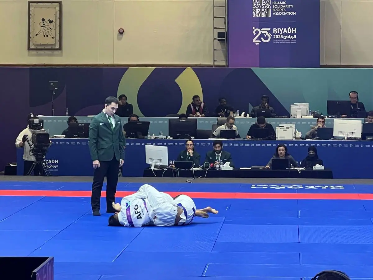 جوجیتسو کشورهای اسلامی؛ ستار مغلوب حریف افغانستانی شد