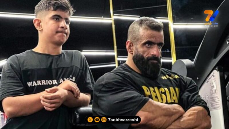 فیگور‌ مشترک محمد حافظ و پدرش هادی چوپان