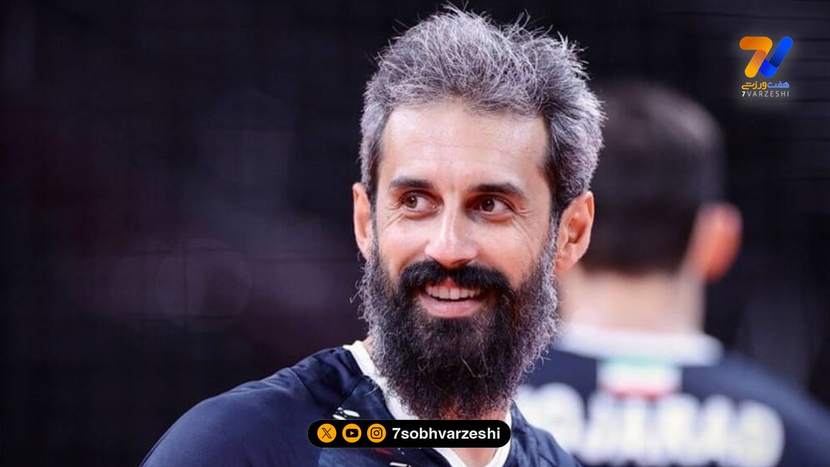 گردنبند طلا و سنگین سعید معروف ستاره والیبال