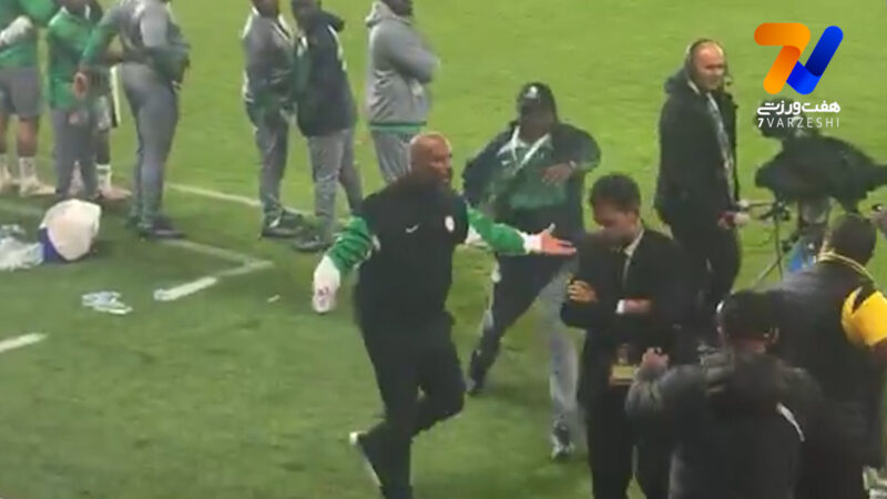 عصبانیت شدید سرمربی نیجریه پس از حذف مقابل کنگو 