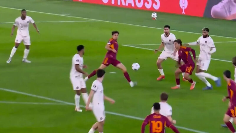 گل اول آاس رم به میتیلند توسط نیل العینوی