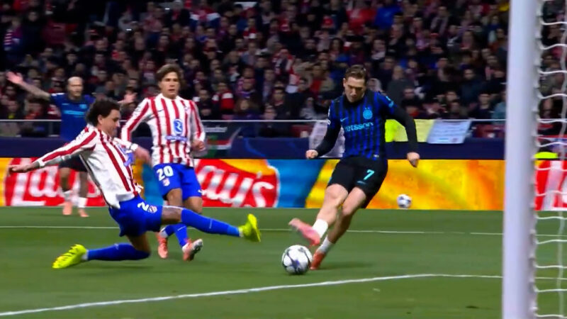 گل اول اینتربه اتلتیکومادرید توسط زیلینسکی