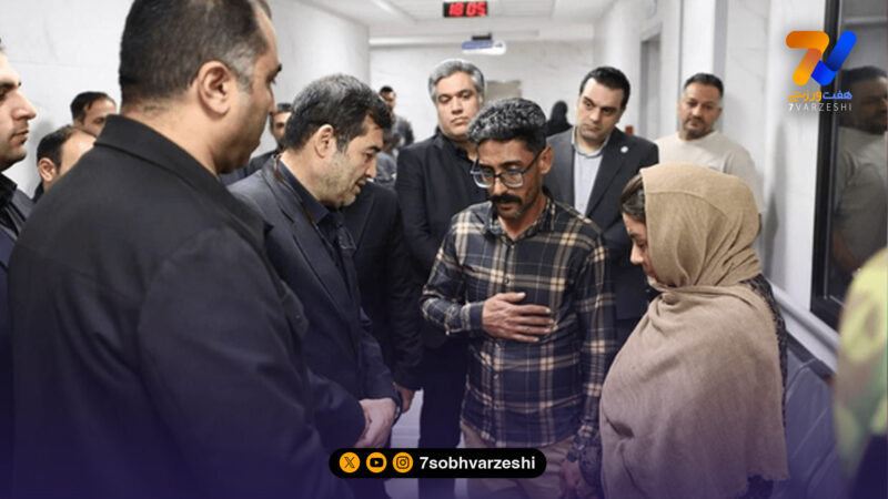 عیادت وزیر ورزش از دختر موتور سوار