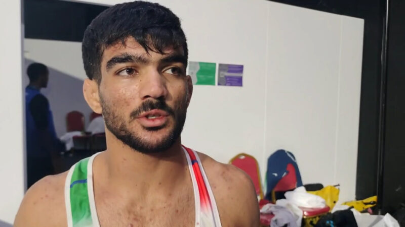 علی احمدی وفا: از شانس من، سه قهرمان جهان در همین وزن بودند 