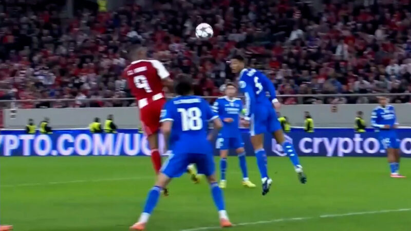 گل سوم المپیاکوس به رئال مادرید توسط الکعبی