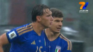 گل اول ایتالیا به نروژ توسط فرانچسکو اسپوسیتو