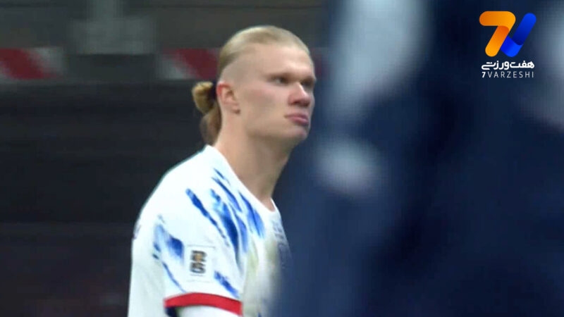 گل دوم نروژ به ایتالیا توسط هالند