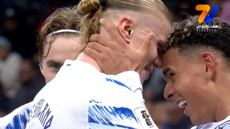 گل اول نروژ به ایتالیا توسط نوسا