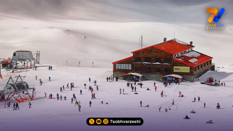 خوشحالی اسکی بازان از بارش اولین برف در توچال 