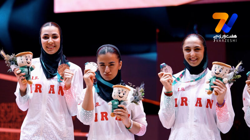 مدال برنز بانوان ایران از زاویه ای دیگر؛ جشن دختران والیبال در ریاض! 