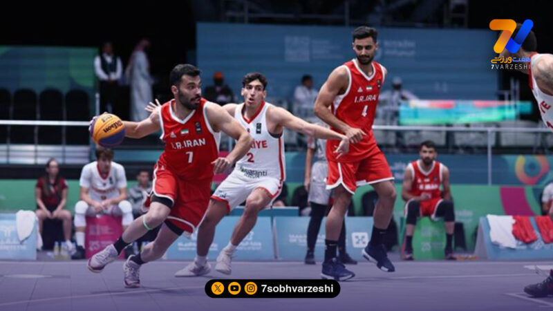 راهیابی تیم بسکتبال سه نفره مردان به مرحله نیمه نهایی