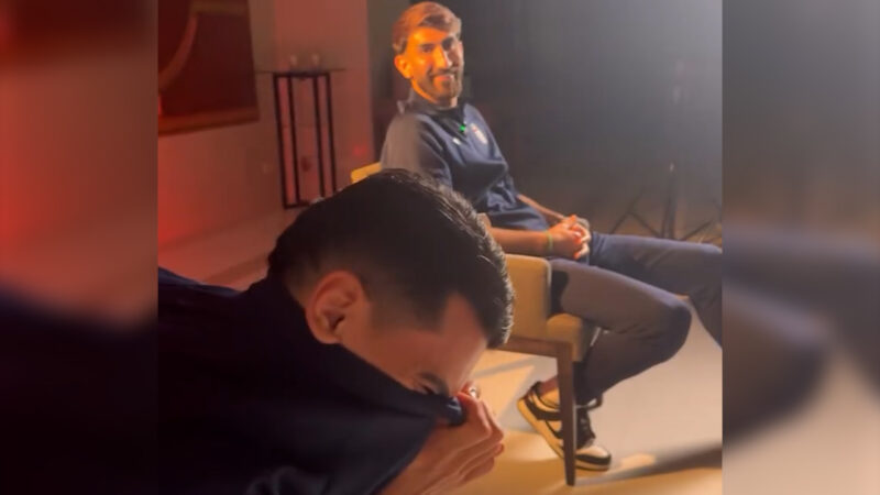 استوری سردار آزمون از مصاحبه بیرانوند و خنده‌های حردانی 