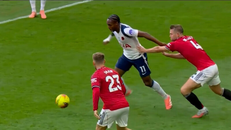 گل اول تاتنهام به منچستریونایتد توسط ماتیس تل