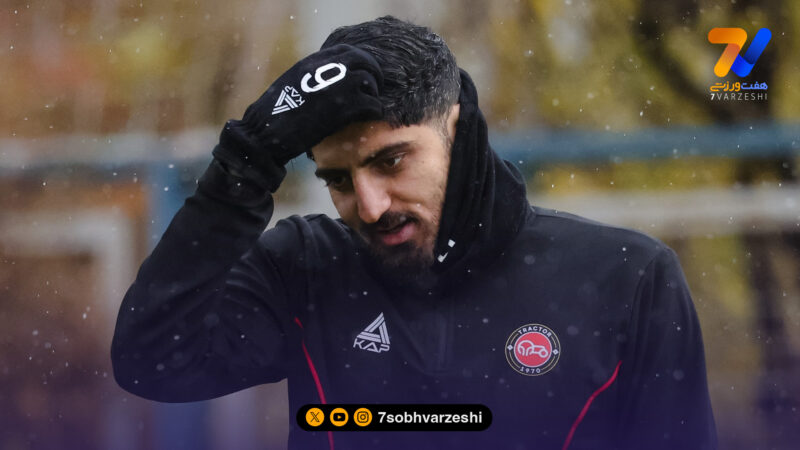 گزارش تصویری از تمرین تراکتور در هوای برفی