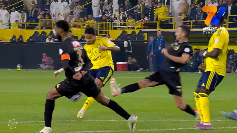 گل دوم النصر به الخلیج با شوت تماشایی وسلی