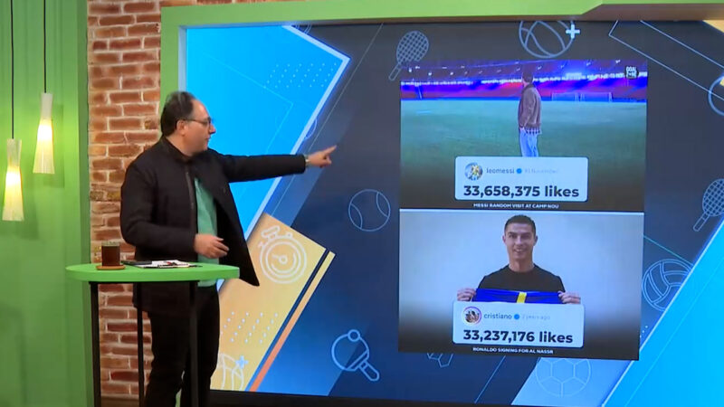 رکوردشکنی مسی این بار در عرصه مجازی