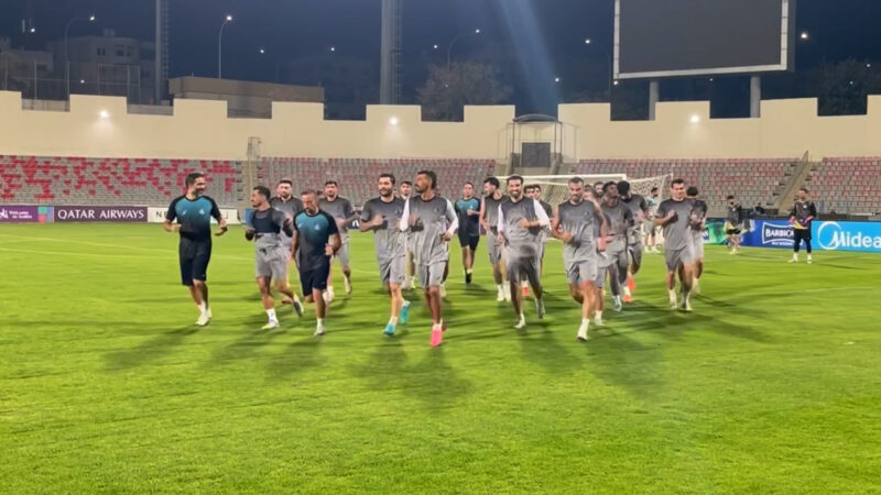 آخرین تمرین استقلال قبل از رویارویی با الوحدات اردن