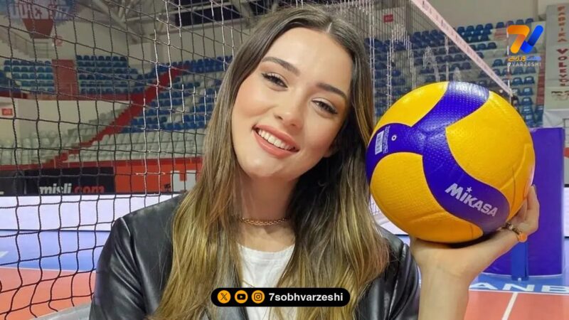 استایل پاییزی زهرا گونش بازیکن 2متری والیبال ترکیه