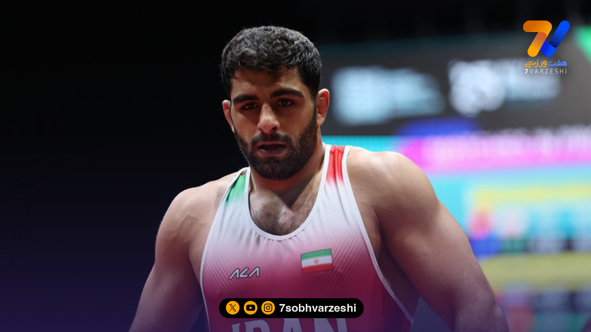 پوشش محمدهادی ساروی قهرمان المپیک در تالار عروسی