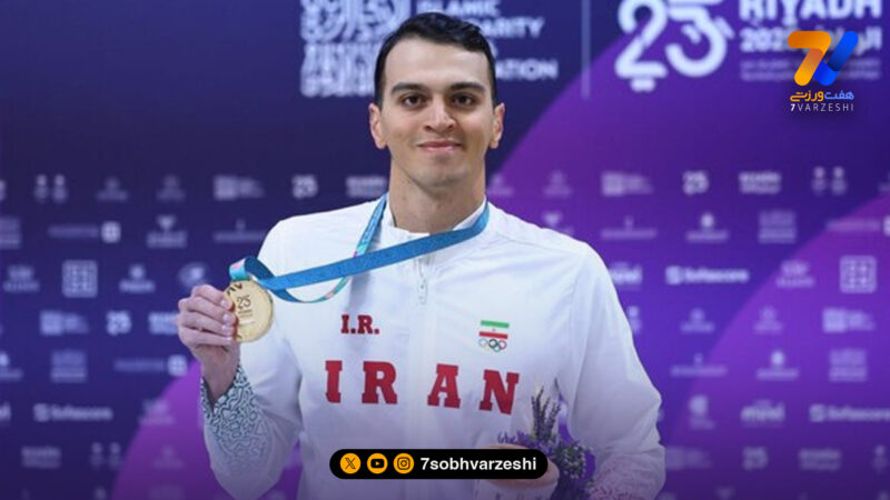 عبدلی: مدال طلایم را به مردم ایران تقدیم می‌کنم