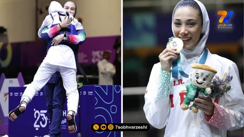 نگاه ورزشی | ساینا کریمی قهرمان 19 ساله تکواندو