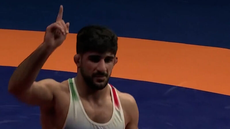 سعید اسماعیلی اولین مدال طلای کاروان کشتی را کسب کرد 