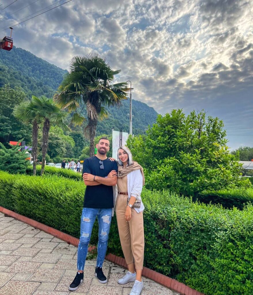 سعید احمدعباسی و همسرش فروغ ملکی